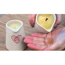 Bougie de massage naturels